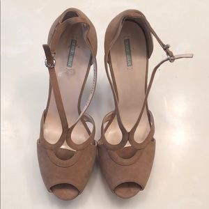 Beige Giorgio Armani Strappy Heel